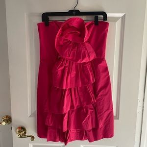 BCBGMaxAzria Dark Pink Strapless Cocktail Dress - size 10 - never been worn!